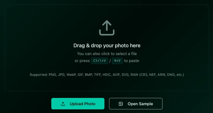 Step 1: Upload Your Photo